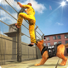Prison Escape Police Dog Chase icône