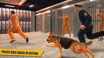 Prison Escape Police Dog Chase Affiche