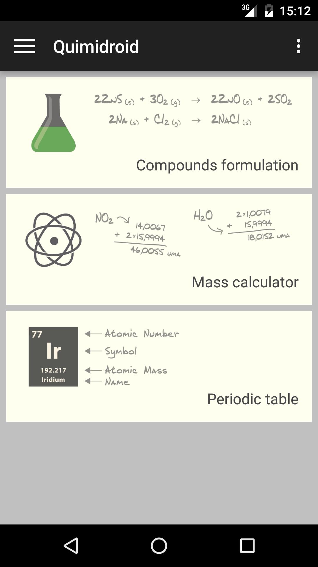 Quimidroid, química for Android APK Download