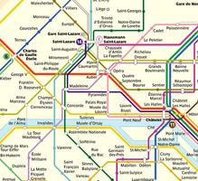 Plan des bus du métro de Paris capture d'écran 1