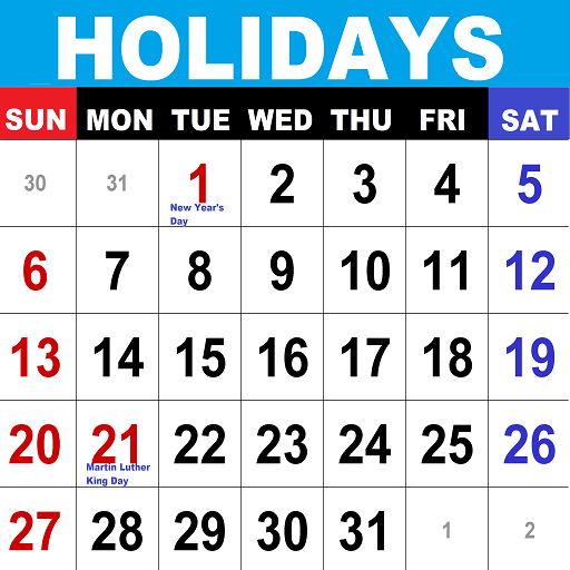 Holiday Calendar World Public Holidays Calendar