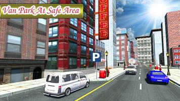 Drive City van Simulator 3D : tourist transport syot layar 3