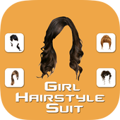 Girl Hairstyle Photo Suit icon