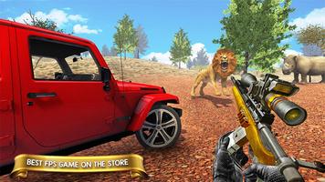 Wild Hunt Safari Shooting Animal پوسٹر