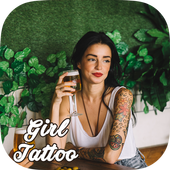 Girl Tattoo Photo Suit icon