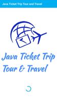 Java Ticket Trip Tour and Travel Affiche