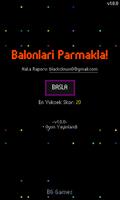 Balonları Parmakla Affiche