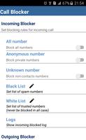 Bg+ Call Blocker screenshot 1