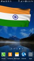 برنامه‌نما 3D India Flag (Wallpaper) عکس از صفحه