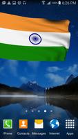 3D India Flag (Wallpaper) captura de pantalla 2