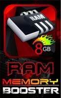 8 Gb RAM Memory Booster Pro Affiche