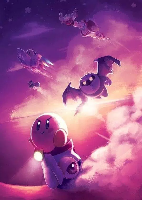 Smartphone Wallpaper] - Kirby V2. by YamiHiiro on DeviantArt