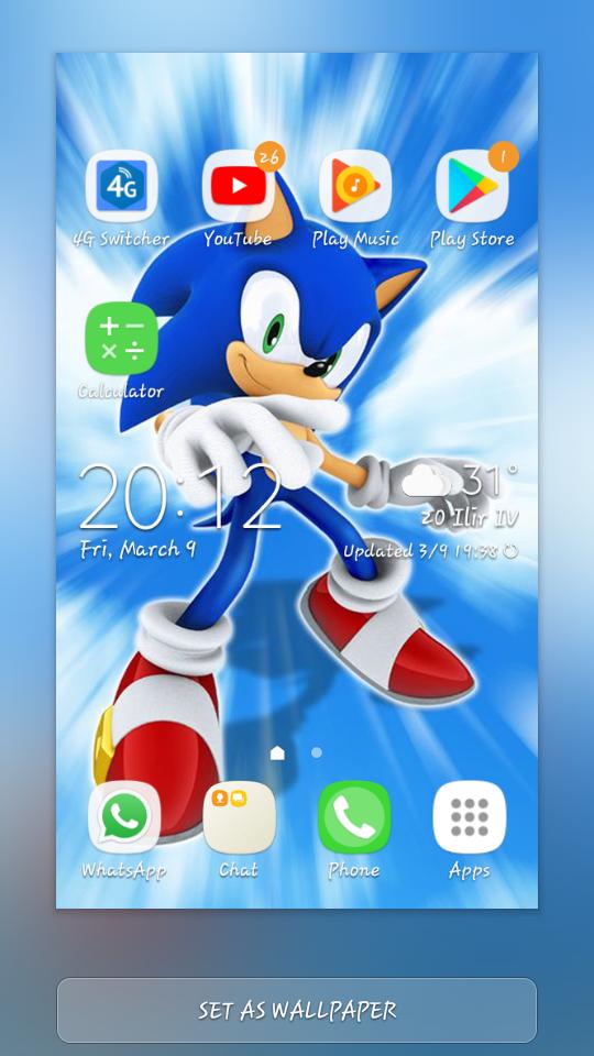 Descarga de APK de Wallpaper HD For Sonic Hedgehog FansArt para Android
