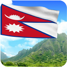 3D Nepal Flag Wallpaper icon