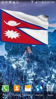 3D Nepal Flag Wallpaper screenshot 2