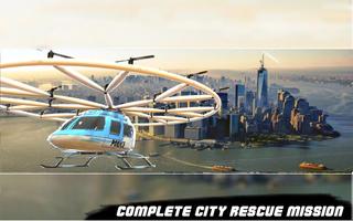 Volocopter: Police Helicopter City Rescue screenshot 3