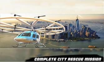 Volocopter: Police Helicopter City Rescue poster