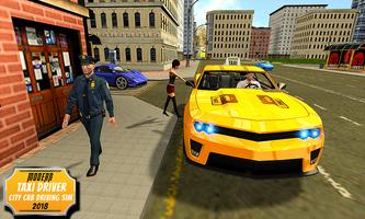 Modern Taxi Driver : City Cab Driving Sim 2018 截图 2