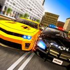 Carro de polícia de alta velocidade Chasing de 018 ícone
