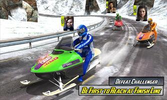 Sledge Racing Mountain Slide - Winter Sport poster