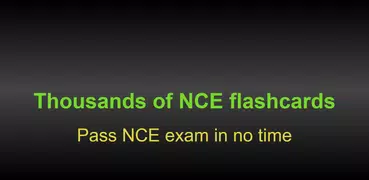 NCE Flashcards