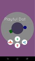 Playful Blue Dot Affiche