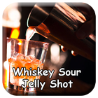 Cocktail Whisky Sourjelly Shot Zeichen