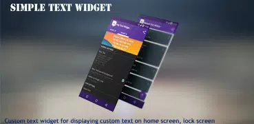 Texto Simples Widget