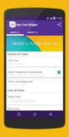 برنامه‌نما Simple Text Widget (Any Text) عکس از صفحه