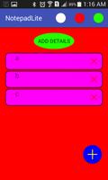 Personal Notepad Lite design Screenshot 2