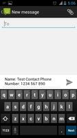 Send Contact screenshot 1