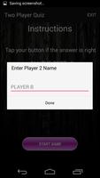 Two Player Quiz تصوير الشاشة 1