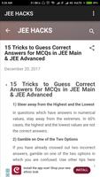 JEE HACKS اسکرین شاٹ 1