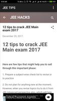 JEE TIPS ảnh chụp màn hình 1