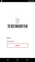 The Busy Man Body Plan poster