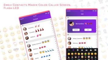 Emoji Contacts Maker Color Caller Screen Flash LED gönderen