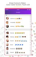 Emoji Contacts Maker Color Caller Screen Flash LED ảnh chụp màn hình 1