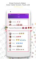Emoji Contacts Maker Color Caller Screen Flash LED capture d'écran 3