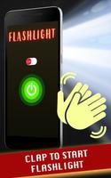 Flashlight on Clap + Sound Affiche