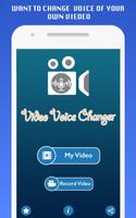 Video Voice Changer + Video Editor постер