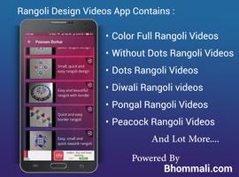 2 Schermata Rangoli Designs Videos For All