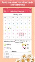 Menstrual Calendar Affiche