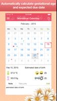 Menstrual Calendar screenshot 1
