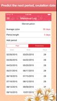 Menstrual Calendar screenshot 2