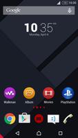 Minimalist-Xperia Theme Affiche