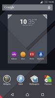 Minimalist-Xperia Theme capture d'écran 2