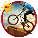 Impossible Rooftop BMX Bicycle Stunt Track Race 3D icône