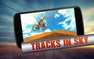Impossible Rooftop BMX Bicycle Stunt Track Race 3D capture d'écran 1