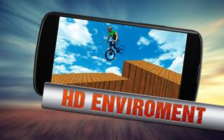 Impossible Rooftop BMX Bicycle Stunt Track Race 3D capture d'écran 2