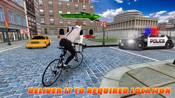 City Bicycle Simulation : Newspaper Delivery screenshot 1